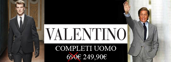 valentino completi uomo