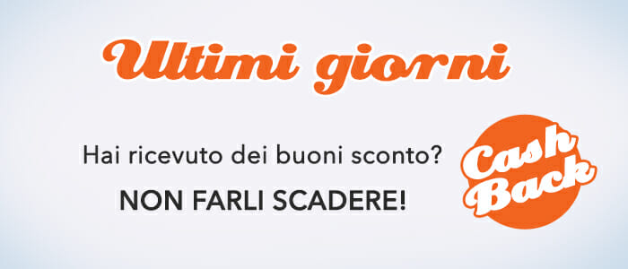 Buoni sconto 10 euro, non farli scadere!