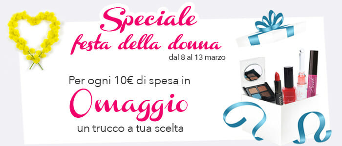 Speciale Festa delle Donne, un regalo per te!