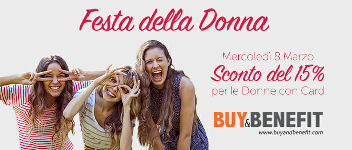 Festa della Donna giorno speciale, sconto esclusivo