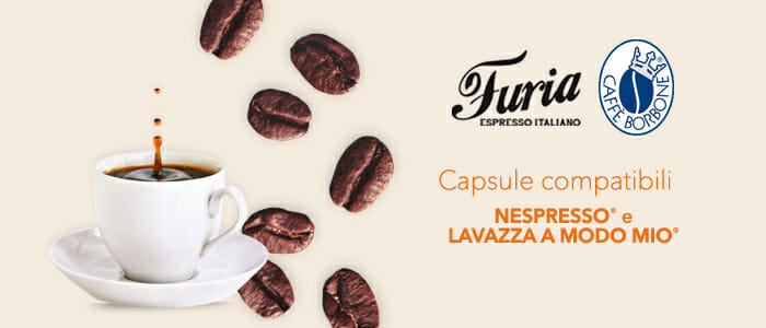 Caffè Borbone e Furia capsule compatibili