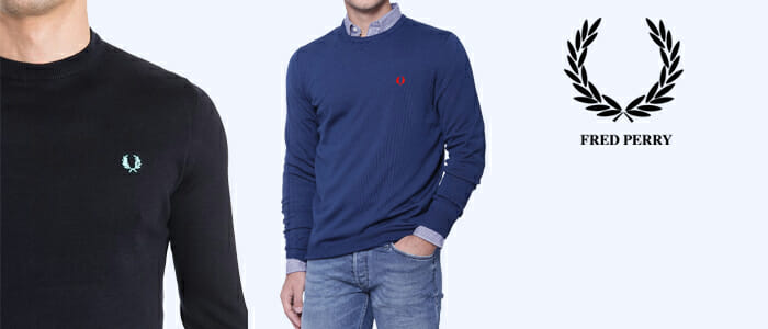 Fred Perry: maglioni uomo 100% cotone