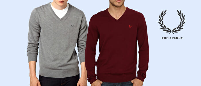 Fred Perry maglioni uomo misto cachemire