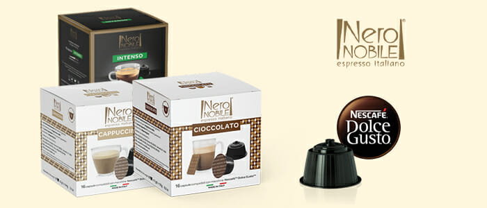 NeroNobile caffè e bevande compatibili Nescafè® Dolce Gusto