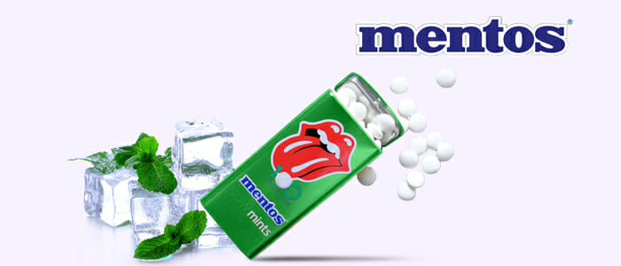 Mentos Now Mints 100 confetti