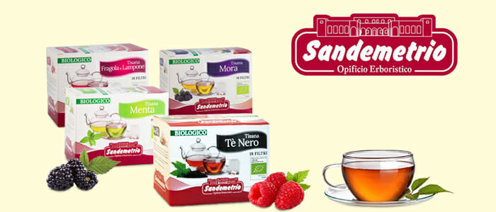 Sandemetrio tisane biologiche e infusi