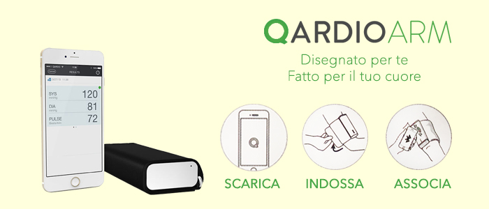 QardioArm: Misuratore di Pressione Bluetooth