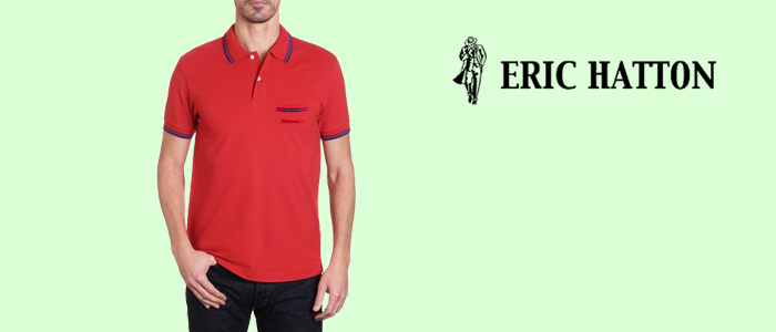 Eric Hatton polo uomo 100% cotone