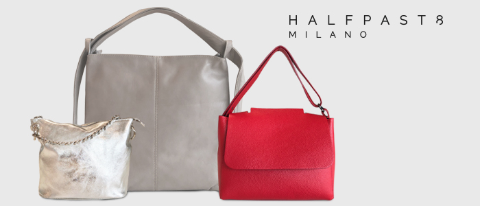 HALFPAST8® primavera/estate: borse in pelle