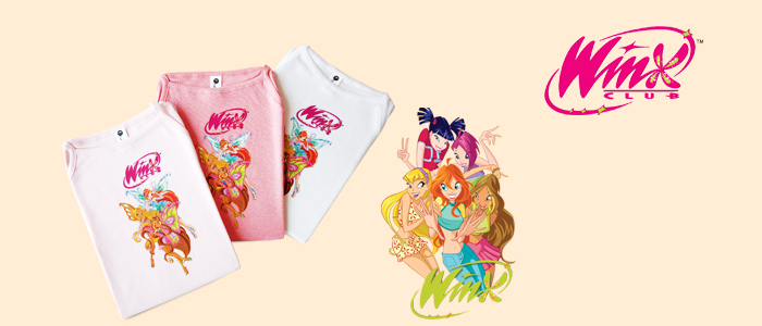 Winx Club Set 3 canottiere bimba