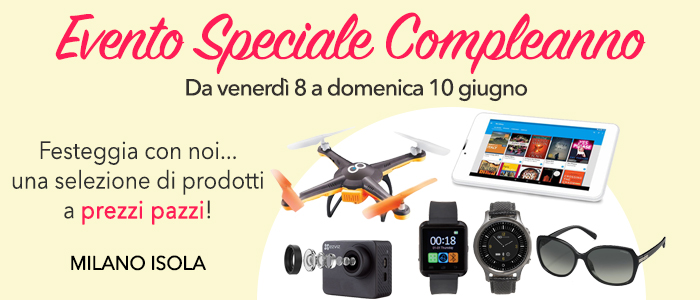 Speciale 4° Compleanno Store Milano