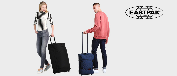 Parti con Eastpak: trolley e valigie