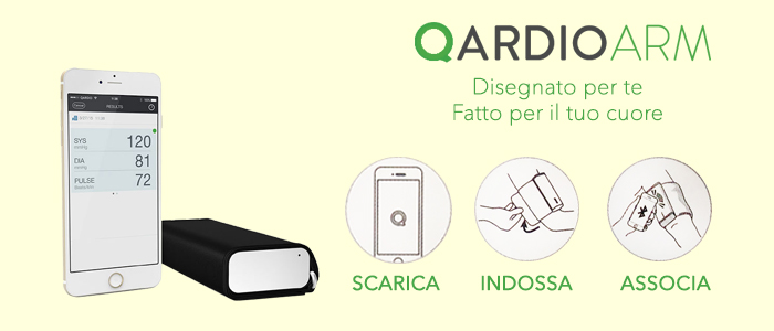 QardioArm: Misuratore di Pressione Bluetooth