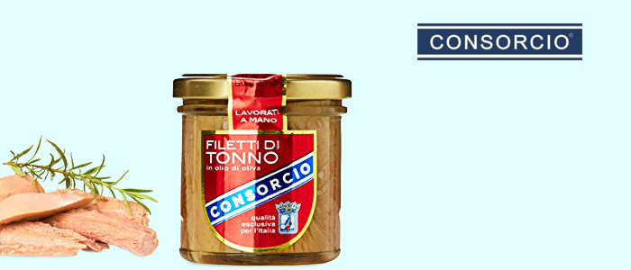 Consorcio: filetti di tonno in olio d'oliva 220gr