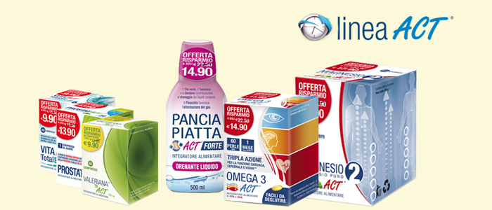 Linea Act integratori alimentari