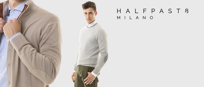 HALFPAST8® maglioni in cotone uomo