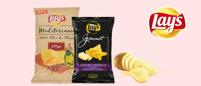 Lay’s Patatine Gourmet e Mediterranee