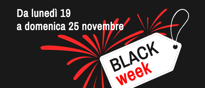 Black Week una settimana di offerte