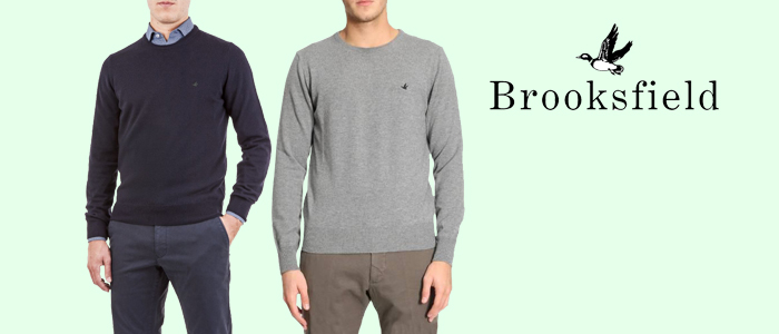 Brooksfield maglie uomo girocollo