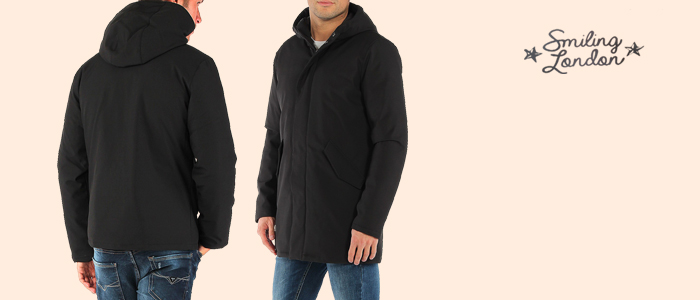 Smiling London giacche uomo Softshell Double-Face