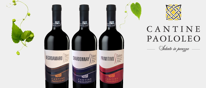 Cantine PaoloLeo: Primitivo, Negroamaro e Chardonnay