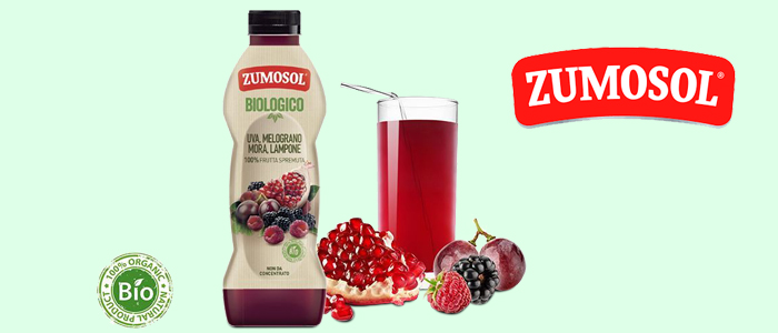 Zumosol: succo Uva, Melograno, Mora e Lampone