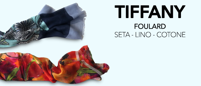 Foulard e Pashmine: seta, cotone e lino