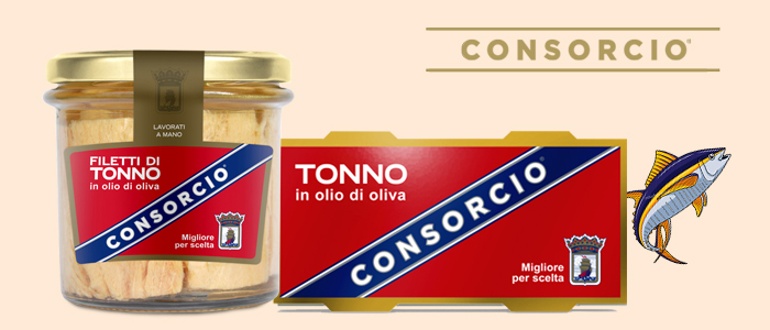 Consorcio Tonno: lattine 2x111gr e barattolo 220gr