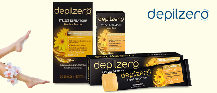 Depilzero con olio di Argan: Crema e Strisce Depilatorie