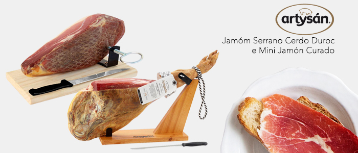 Artysán Kit Jamón Serrano Cerdo Duroc e Mini Jamón Curado