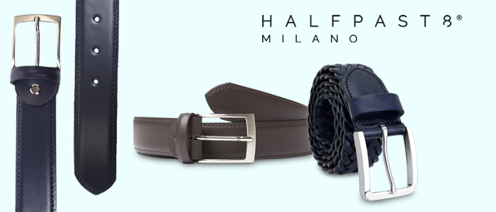 HALFPAST8 Cinture Uomo Vera Pelle