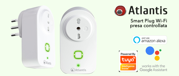 Smart Plug Wi-Fi Presa Controllata Compatibile con Amazon Alexa