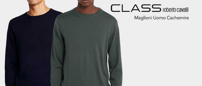 Class Cavalli Maglioni Uomo Cachemire