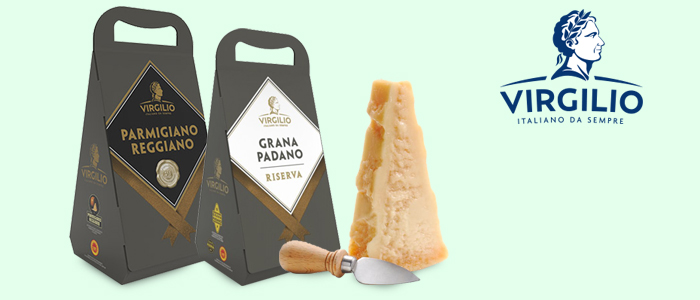 Virgilio Grana Padano e Parmigiano Reggiano