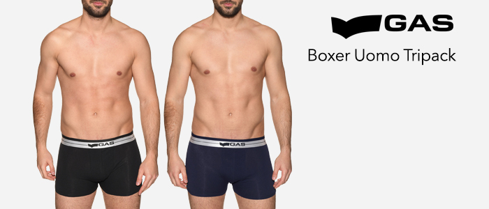 GAS Boxer Uomo Tripack