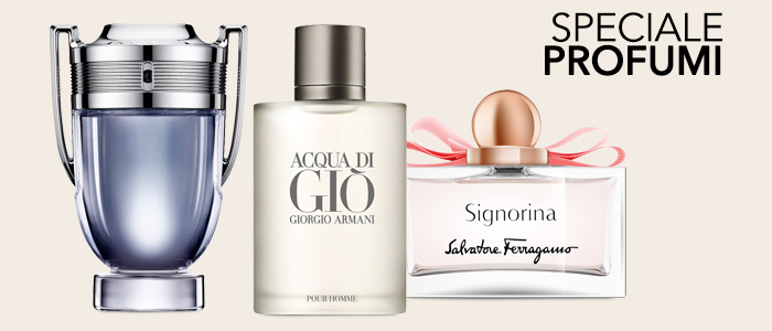 Speciale Profumi Top Brand: CK, Burberry, Paco Rabanne, Ferragamo