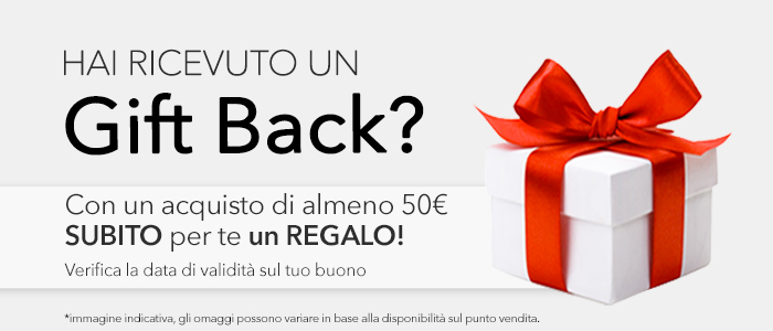 Buono Gift Back: ritira il tuo regalo