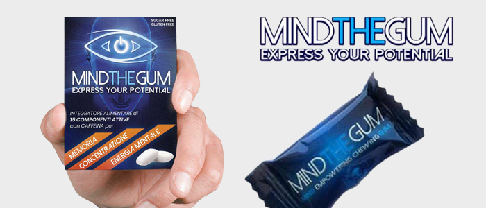 Mind The Gum: integratore per concentrazione ed energia mentale