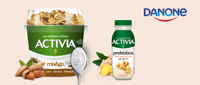 Danone: Activia, Actimel e Mix&Go