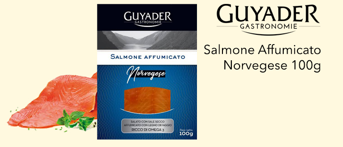 Guyader Gastronomie: Salmone Affumicato Norvegese 100g