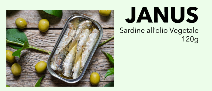 Janus by Asdomar: Sardine all'Olio Vegetale 120g