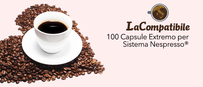 PROMO: La Compatibile 100 Capsule Extremo compatibili Nespresso