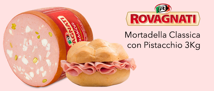 Rovagnati Mortadella Classica con Pistacchio 3Kg