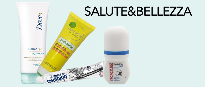 Salute&Bellezza: Dove, Garnier, Somatoline, Chilly, Pasta del Capitano, Borotalco