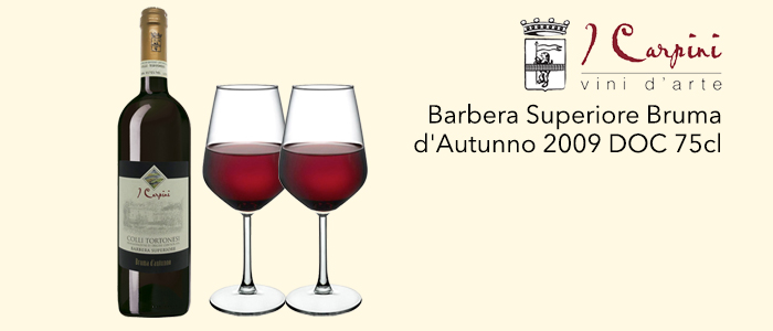 I Carpini: Barbera Superiore DOC Bruma d'Autunno 2009