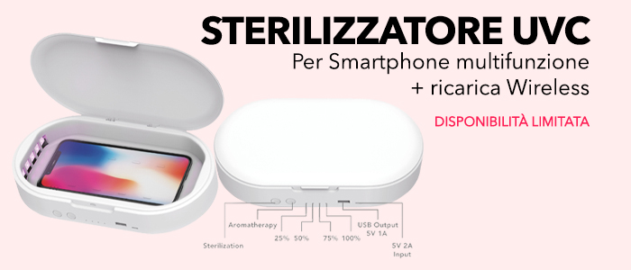 iSNATCH: Sterilizzatore UVC Portatile Multifunzione