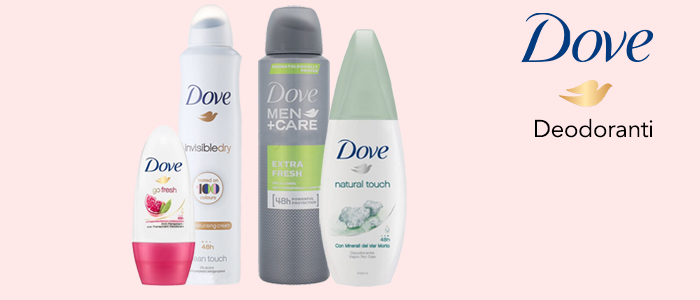 Dove Deodoranti Roll-on, Spray e Vapo