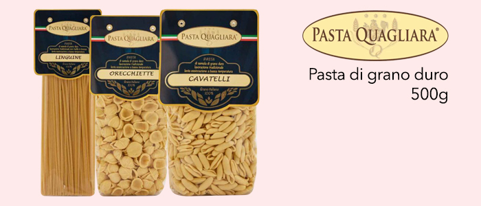 Pasta Quagliara: pasta di grano duro 500g