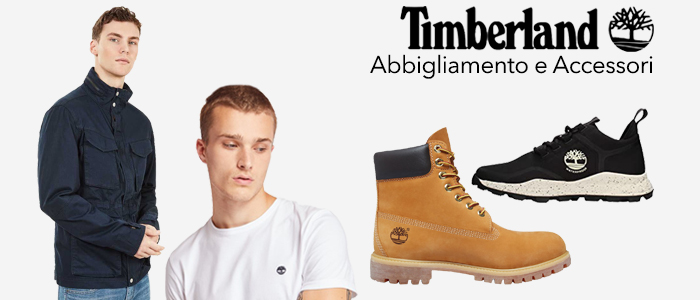 Timberland: felpe, magliette e scarpe