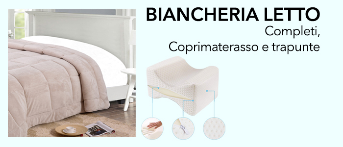 Biancheria Letto: Completi, Coprimaterasso e Trapunte